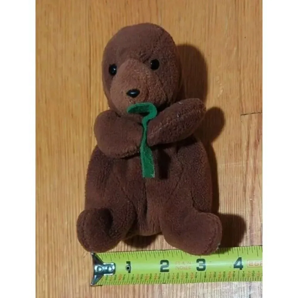 Ty Beanie Babies Seaweed The Otter 3rd/ 2nd Generation &‎ TY Cruiser Baby Turtle